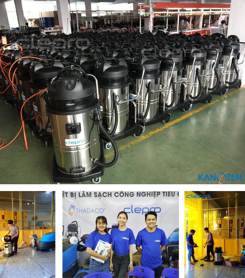 may hut bui clepro 3 motor 