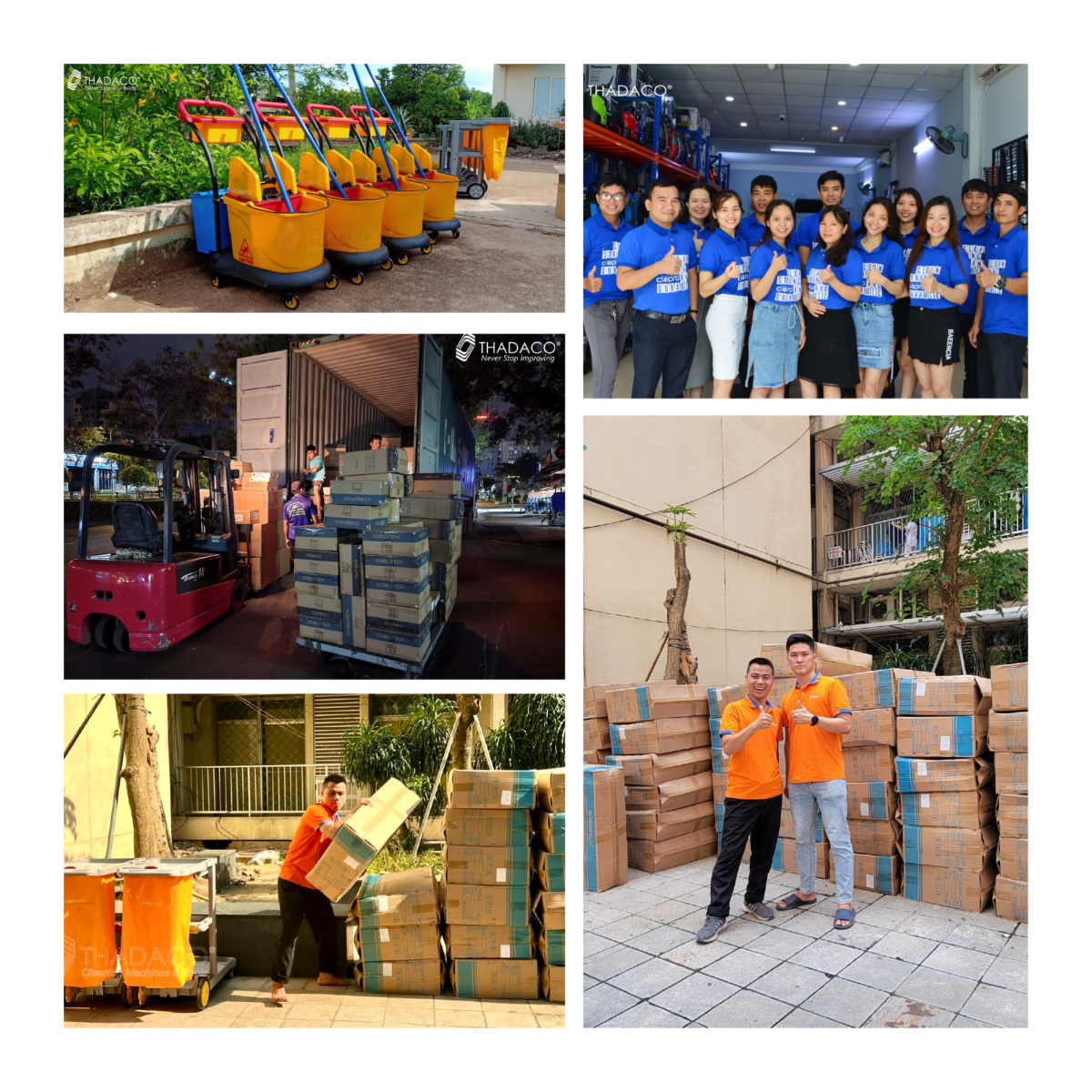 xe dọn phòng khách sạn